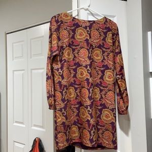 Loft dress with zipper down back